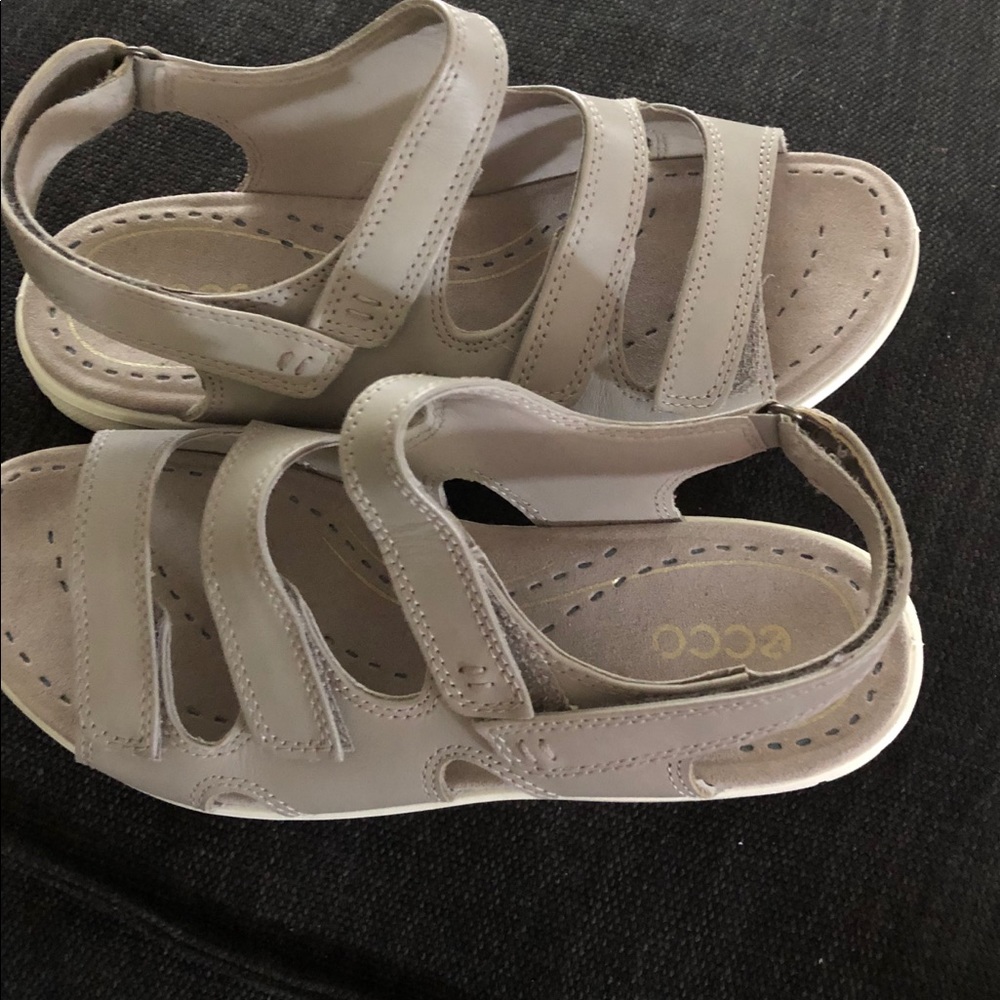 Ecco sandals only wore one time.